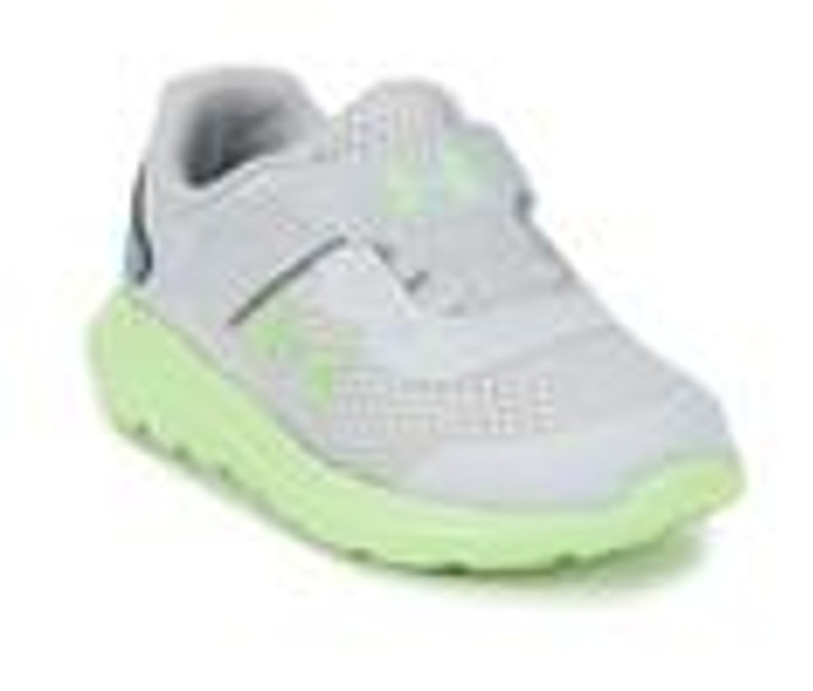 Kids Under Armour Athletics & Sneakers | Girls' Under Armour Toddler Surge 2 Fade Running Shoes Gray/Lime/Blue