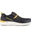 Men Rockport Works Composite And Alloy Toe | Men'S Rockport Works Truflex Fly Blucher Work Shoes Black/Gold