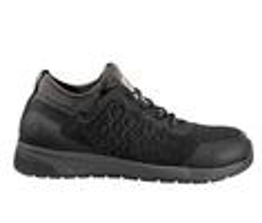 Men Carhartt Electric Hazard | Men'S Carhartt Cmd3461 Sd Nano-Composite Toe Athletic Safety Shoes Black/Grey