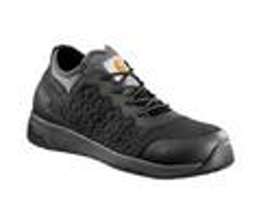 Men Carhartt Electric Hazard | Men'S Carhartt Cmd3461 Sd Nano-Composite Toe Athletic Safety Shoes Black/Grey