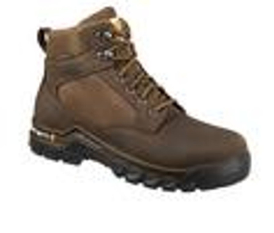 Men Carhartt Waterproof | Men'S Carhartt Ff6013 Rugged Flex Waterproof 6 Brown