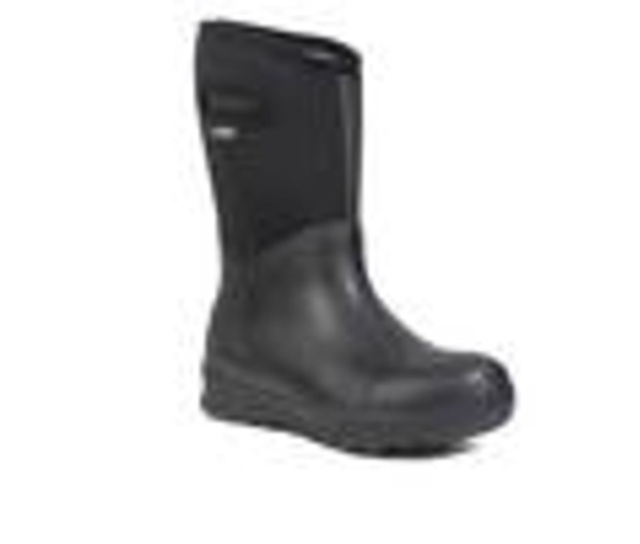 Men Bogs Footwear Waterproof | Men'S Bogs Footwear Bozeman Work Boots Black