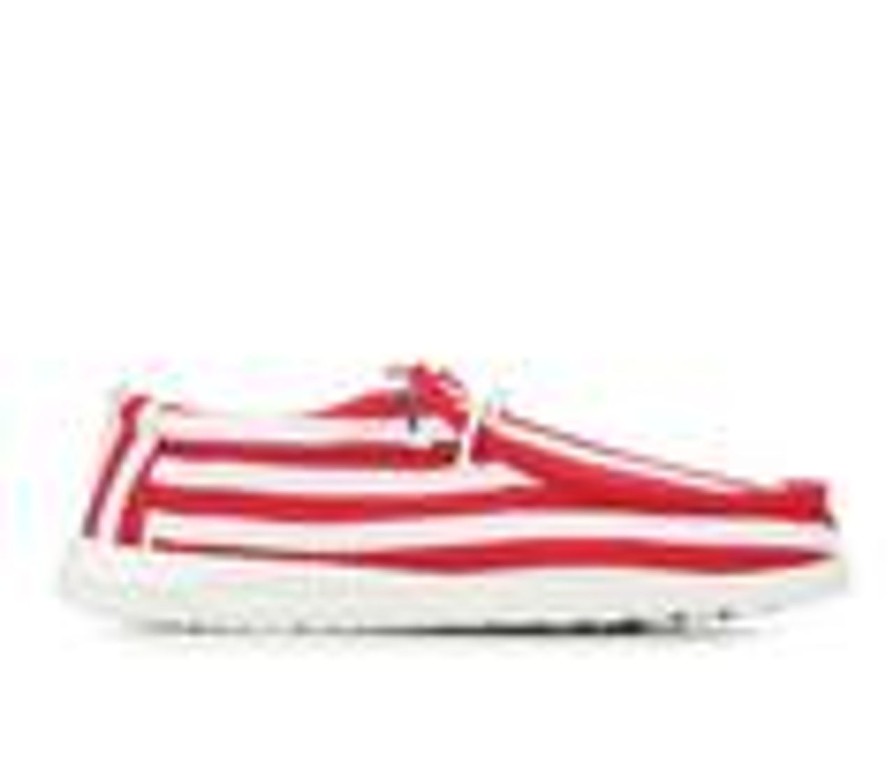 Men HEYDUDE Loafers And Slip-Ons | Men'S Heydude Wally Patriotic Casual Shoes American Flag