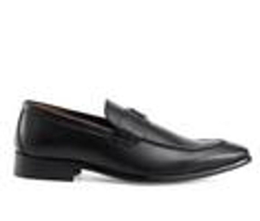 Men Tommy Hilfiger Loafers | Men'S Tommy Hilfiger Sawlin Dress Shoes Black