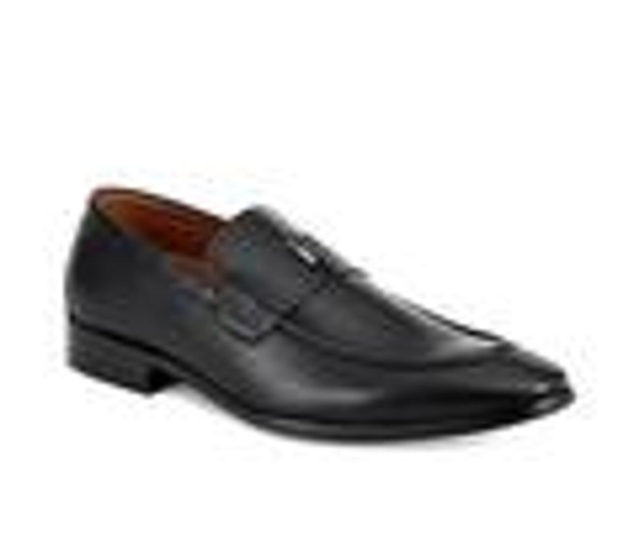 Men Tommy Hilfiger Loafers | Men'S Tommy Hilfiger Sawlin Dress Shoes Black