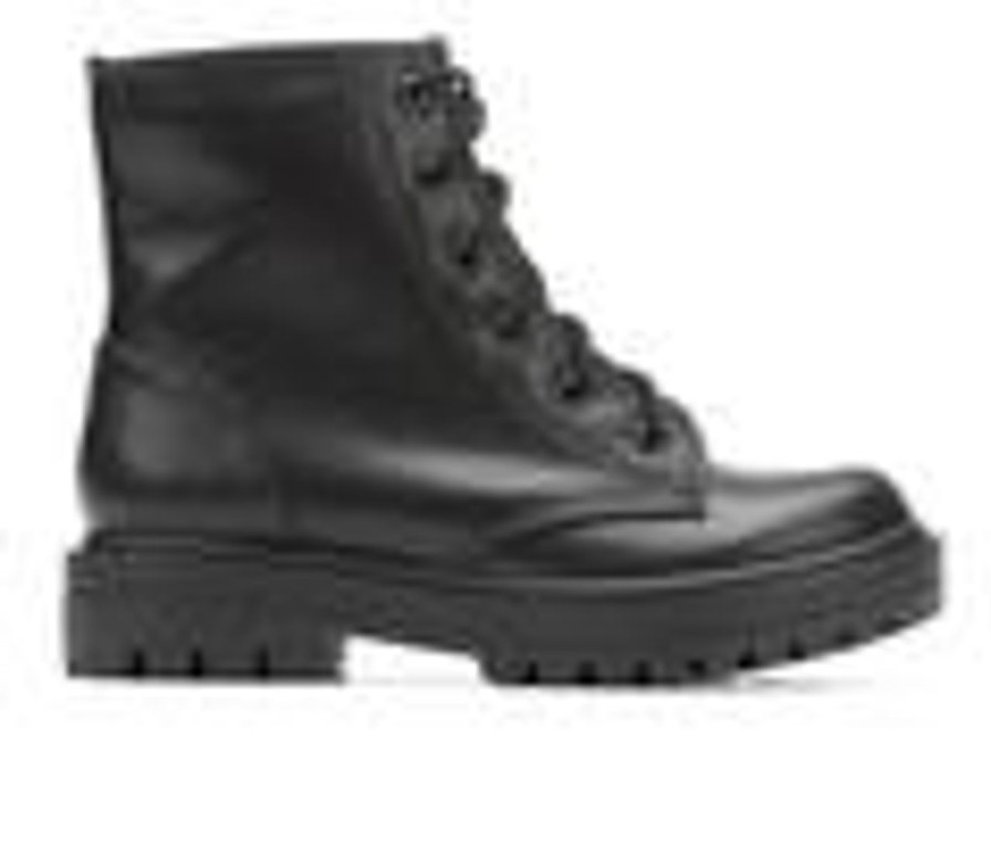 Kids Unr8ed Boots | Girls' Unr8Ed Little Kid & Big Kid Firm Combat Boots Black