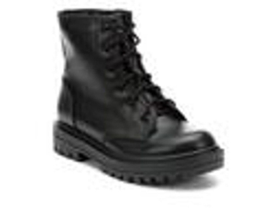 Kids Unr8ed Boots | Girls' Unr8Ed Little Kid & Big Kid Firm Combat Boots Black