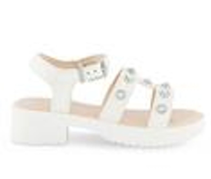 Kids Jessica Simpson Sandals | Girls' Jessica Simpson Tessa Stone 11-5 Sandals White