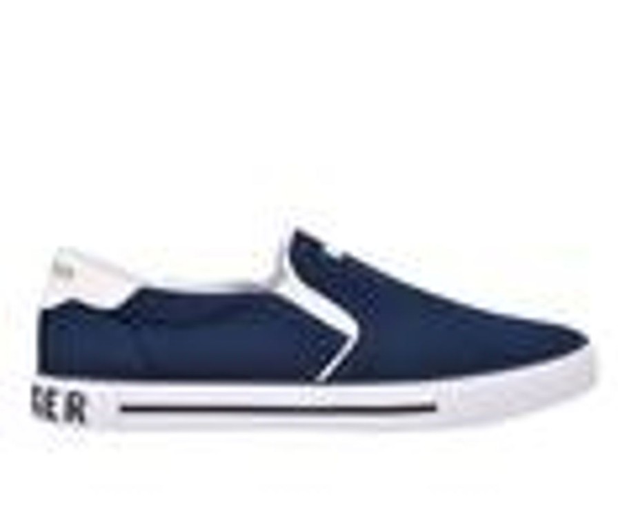 Men Tommy Hilfiger Slip-Ons | Men'S Tommy Hilfiger Roaklyn Slip-On Sneakers Navy