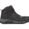 Men KEEN Utility Electric Hazard | Men'S Keen Utility Kansas City Mid Kbf Waterproof Work Boots Black/Gun Metal