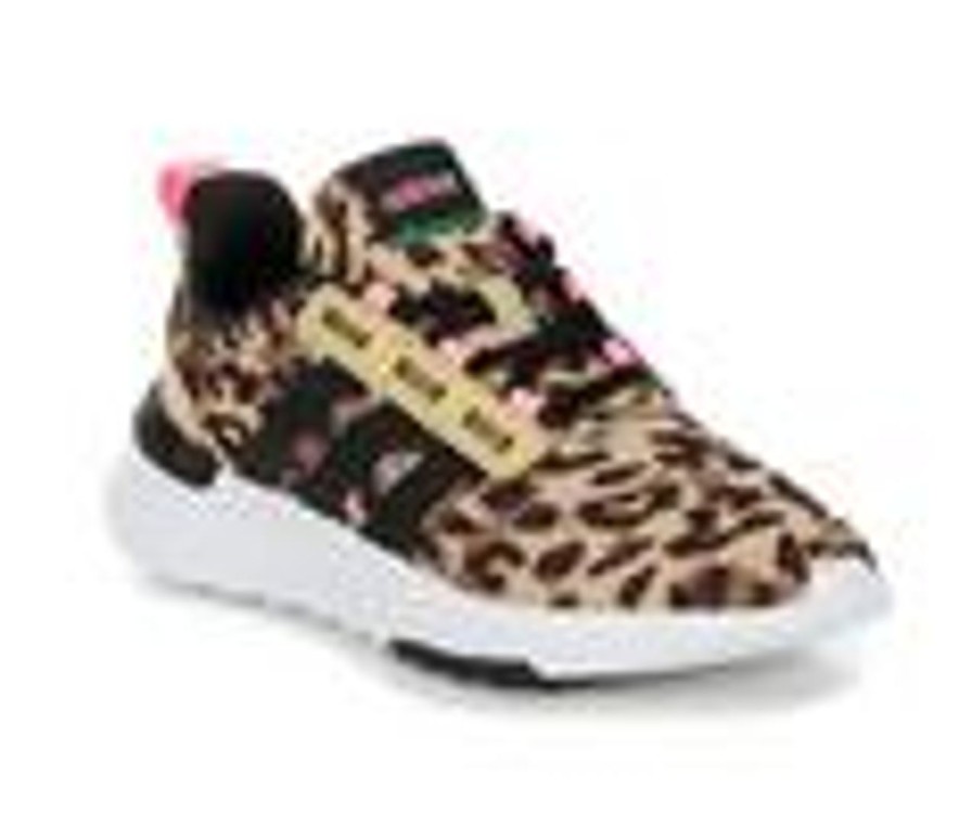 Kids Adidas Athletics & Sneakers | Girls' Adidas Little Kid & Big Kid Racer Tr 21 Print Sustainable Running Shoes Leopard