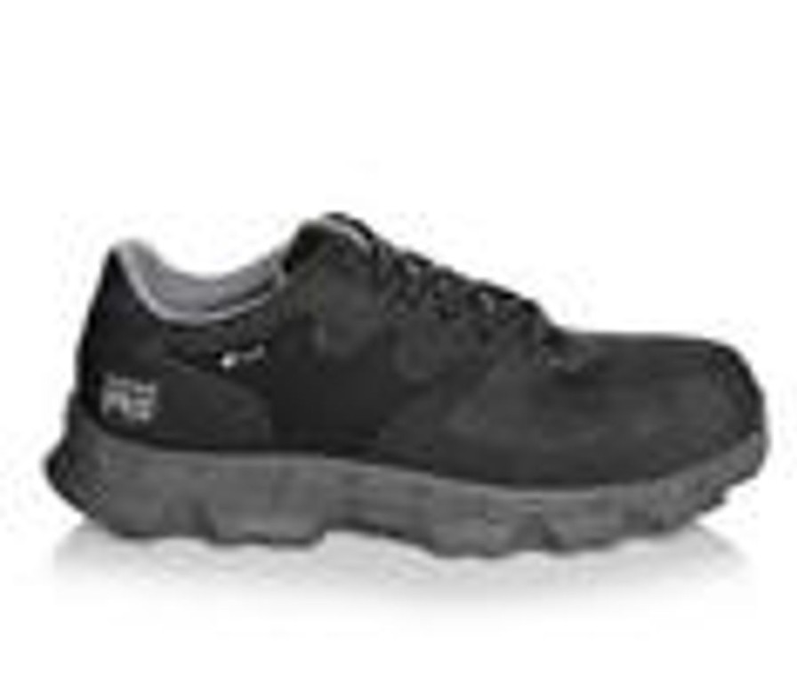 Men Timberland Pro Composite And Alloy Toe | Men'S Timberland Pro Powertrain 92649 Alloy Toe Work Shoes Black/Grey