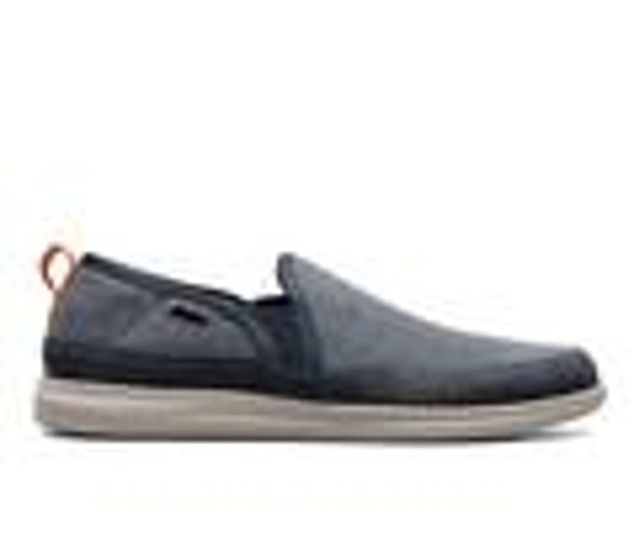 Men Nunn Bush Loafers And Slip-Ons | Men'S Nunn Bush Brewski Slip-On Shoes Blue