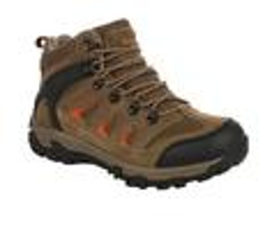 Men Northside Hiking And Hunting | Men'S Northside Camano Ridge Mid Hiking Boots Med Brwn/Orange