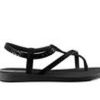 Kids Ipanema Sandals | Girls' Ipanema Little Kid & Big Kid Class Wish Sandals Black/Black