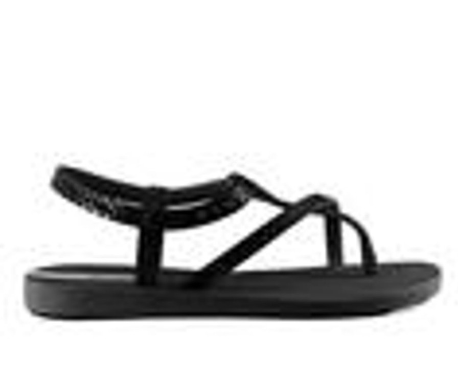 Kids Ipanema Sandals | Girls' Ipanema Little Kid & Big Kid Class Wish Sandals Black/Black