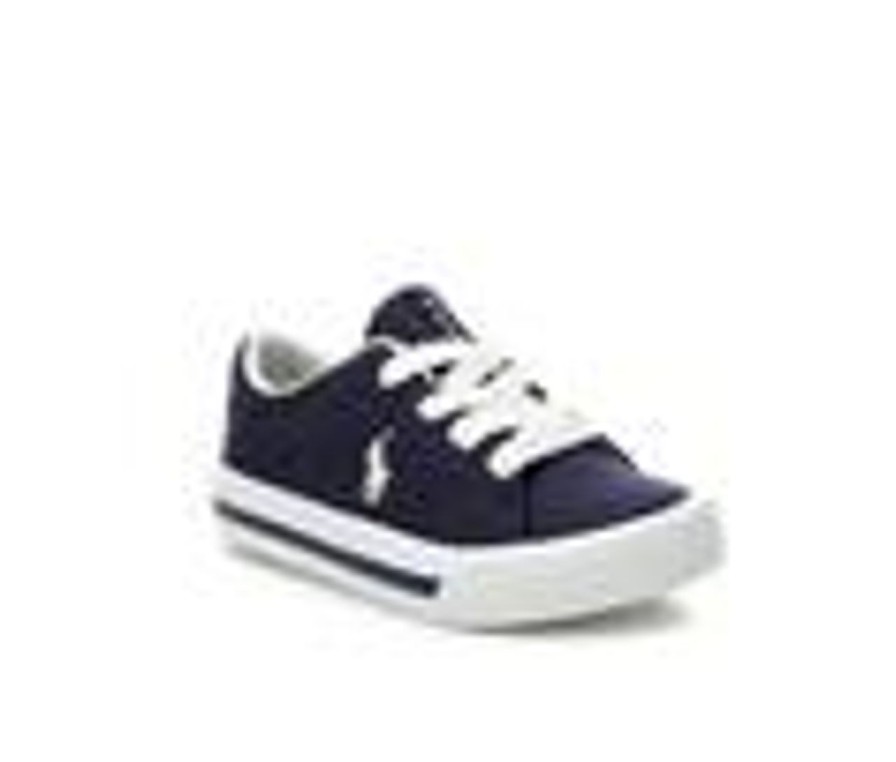 Kids Polo Athletics & Sneakers | Boys' Polo Toddler & Little Kid Elmwood Sneakers Navy/White