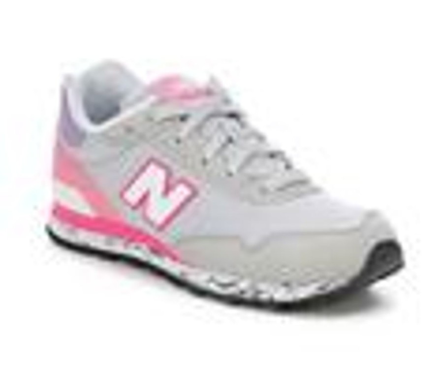 Kids New Balance Athletics & Sneakers | Girls' New Balance Big Kid 515 Running Shoes Rain Cloud/Pink