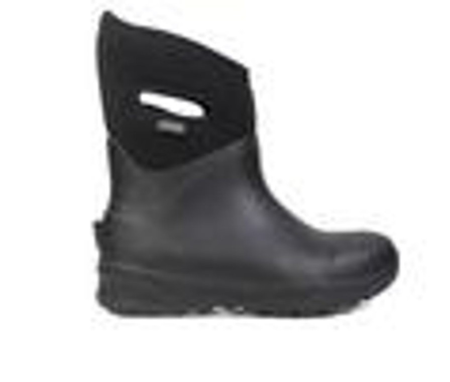 Men Bogs Footwear Waterproof | Men'S Bogs Footwear Bozeman Mid Insulated Waterproof Boot Insulated Boots Black