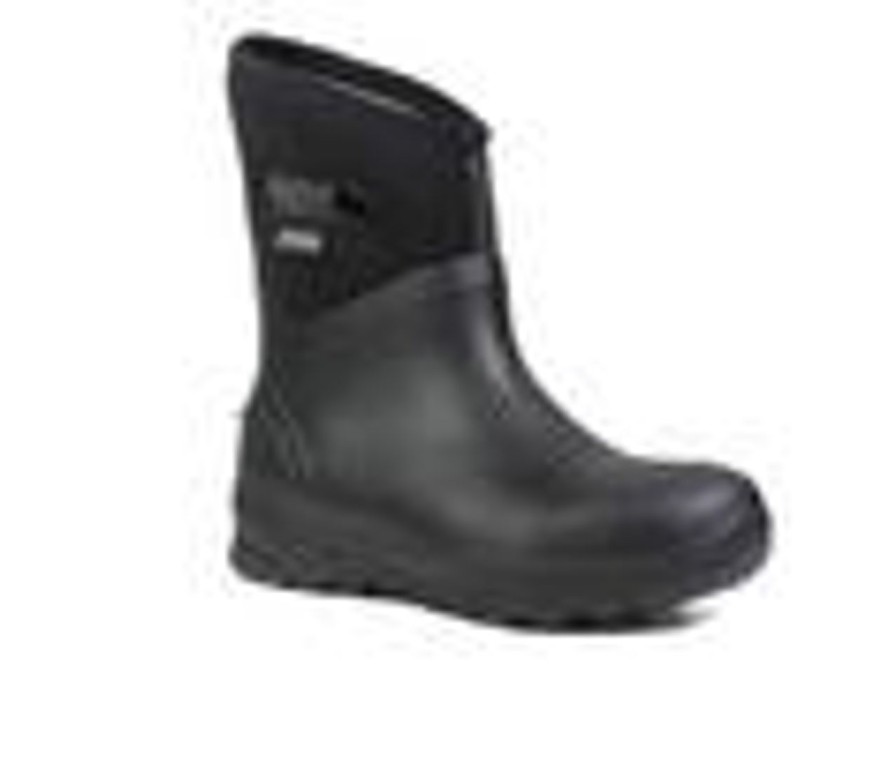 Men Bogs Footwear Waterproof | Men'S Bogs Footwear Bozeman Mid Insulated Waterproof Boot Insulated Boots Black