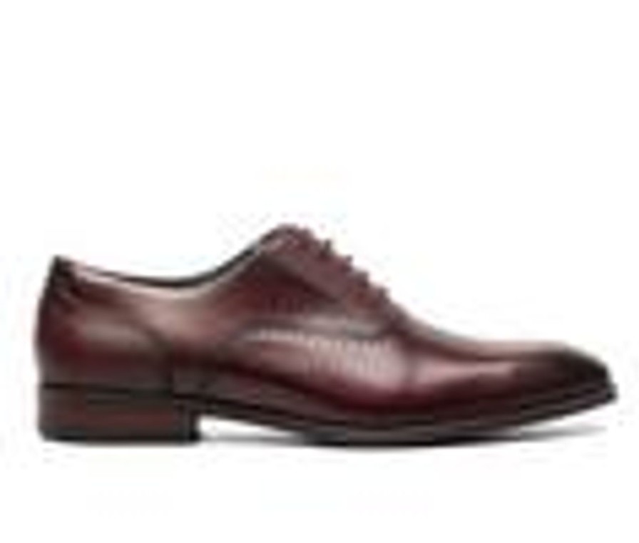 Men Stacy Adams Oxfords | Men'S Stacy Adams Kalvin Dress Oxfords Burgundy