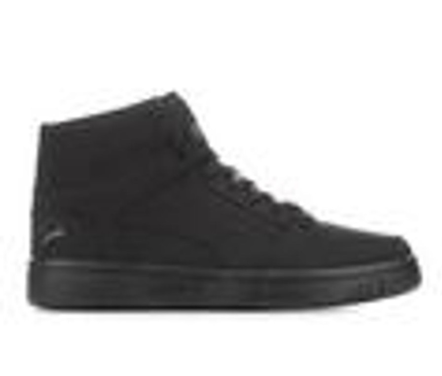 Men Puma High Tops | Men'S Puma Rebound Layup Buck High-Top Sneakers Black/Black