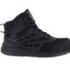 Men Northside Waterproof | Men'S Northside Trenton Mid Nano Toe Waterproof Work Boots Black