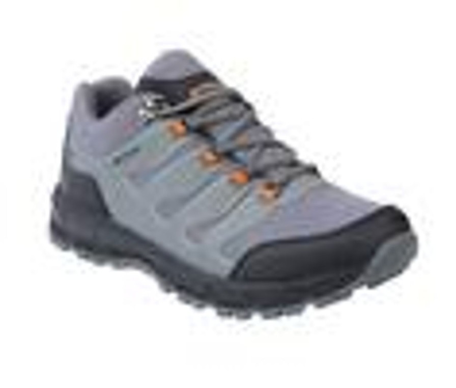 Men Northside Hiking And Hunting | Men'S Northside Hargrove Waterproof Hiking Boots Charcoal/Orange