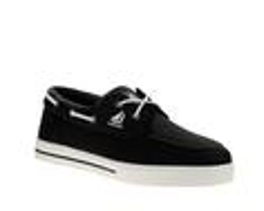 Men Sail Boat Shoes | Men'S Sail Knot Boat Shoes Black