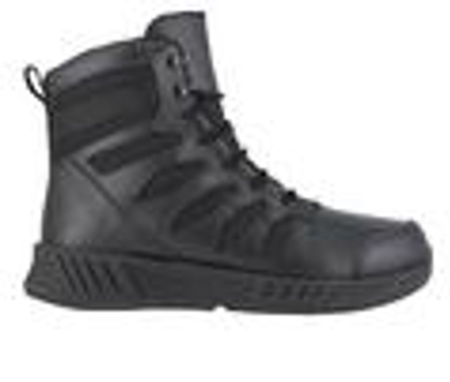 Men REEBOK WORK Electric Hazard | Men'S Reebok Work Floatride Energy Tactical Rb4355 Work Boots Black