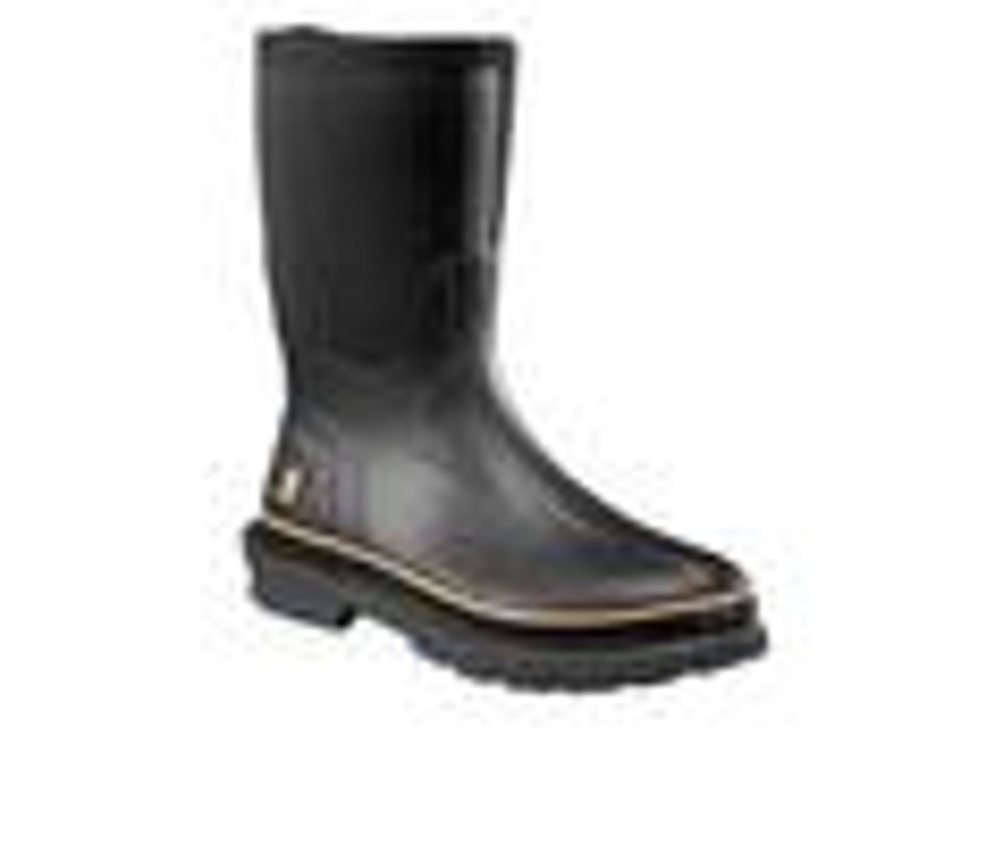 Men Carhartt Soft Toe | Men'S Carhartt Cmv1121 Soft Toe Rubber Work Boots Black