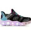 Kids Skechers Casual | Girls' Skechers Little Kid & Big Kid Adapt Galaxy Lites Slip-Ins Light-Up Sneakers Black/Multi