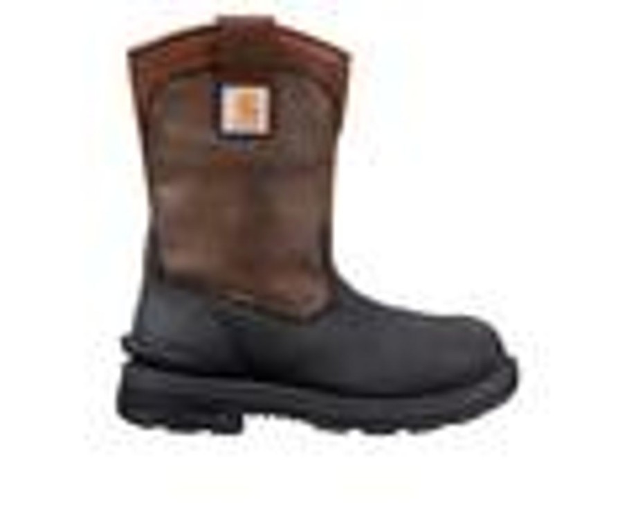 Men Carhartt Slip Resistant | Men'S Carhartt Ft1509 Ironwood 11 Brown/Black