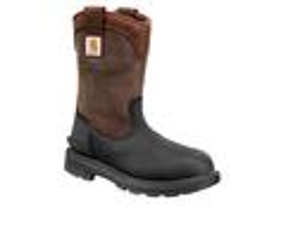 Men Carhartt Slip Resistant | Men'S Carhartt Ft1509 Ironwood 11 Brown/Black