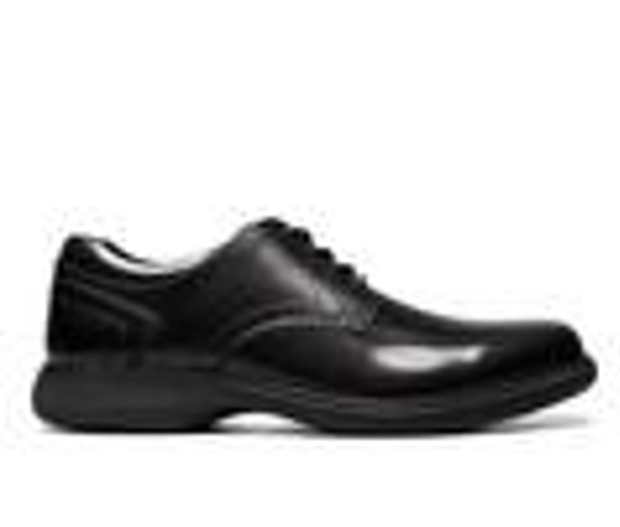 Men Nunn Bush Soft Toe | Men'S Nunn Bush Kore Pro Bicycle Toe Slip-Resistant Oxfords Black