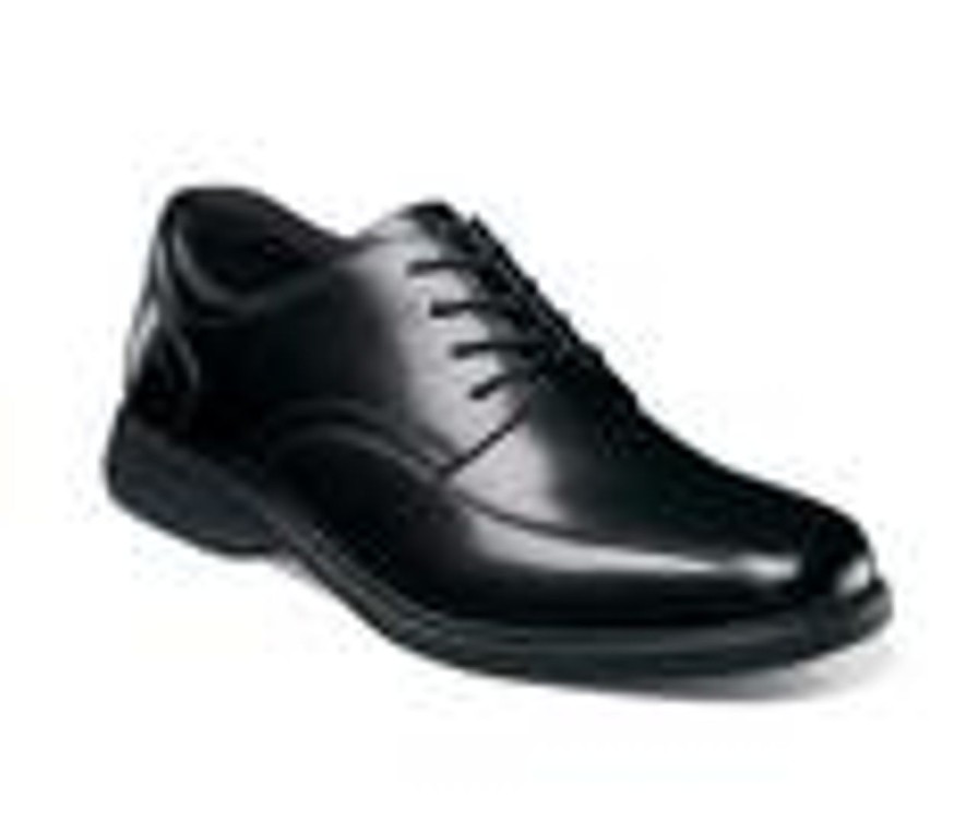 Men Nunn Bush Soft Toe | Men'S Nunn Bush Kore Pro Bicycle Toe Slip-Resistant Oxfords Black