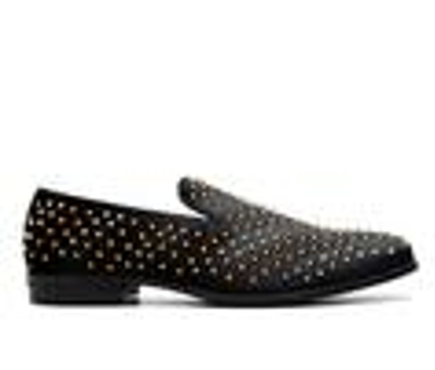 Men Stacy Adams Loafers | Men'S Stacy Adams Sabert Dress Loafers Black Multi