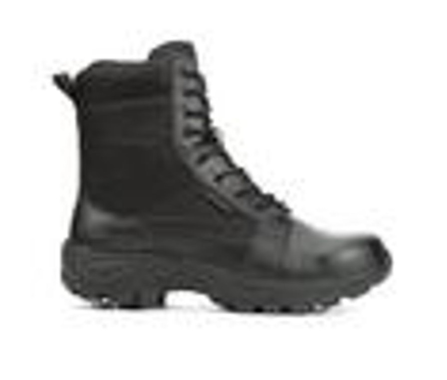 Men Bates Waterproof | Men'S Bates Fuse 8 Inch Waterproof Work Boots Black