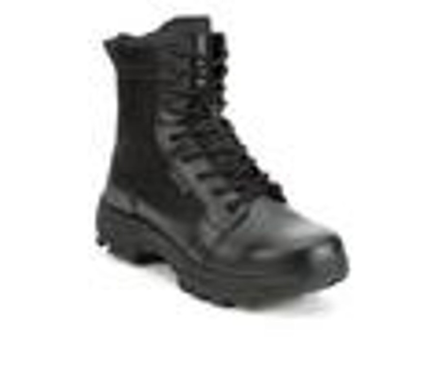 Men Bates Waterproof | Men'S Bates Fuse 8 Inch Waterproof Work Boots Black