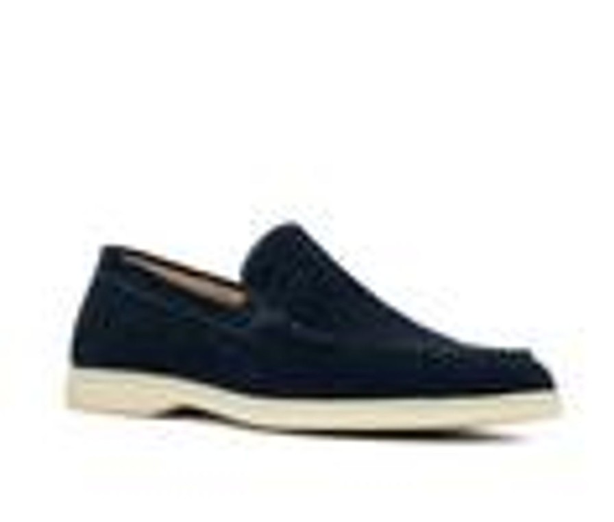 Men Vintage Foundry Co Loafers | Men'S Vintage Foundry Co Milson Loafers Navy