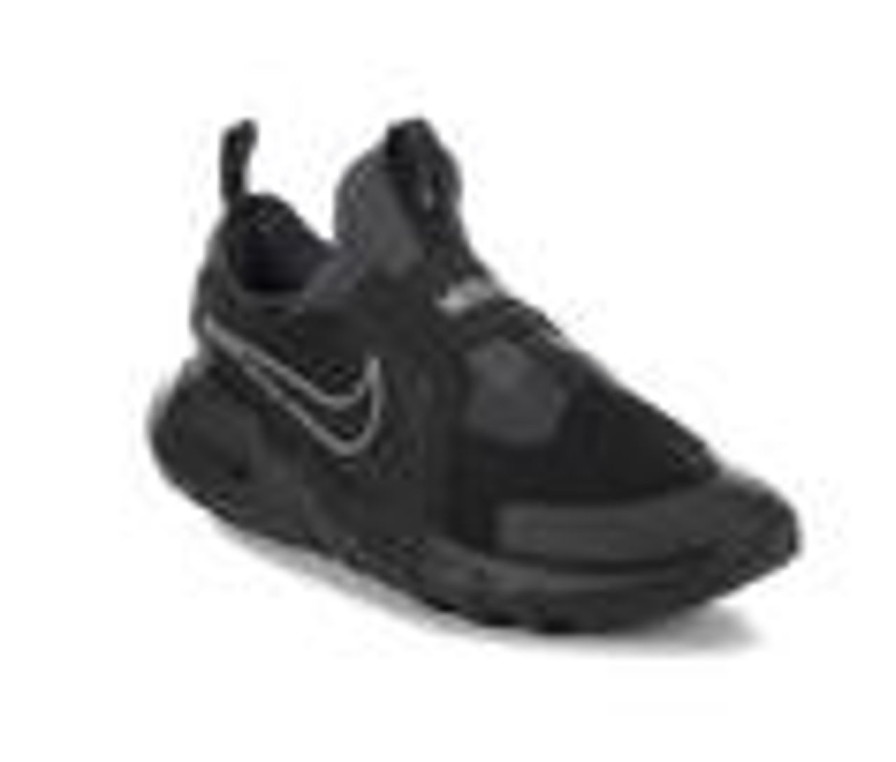 Kids Nike Athletics & Sneakers | Boys' Nike Big Kid Flex Runner 2 Slip-On Running Shoes Blk/Blk/Anthrac