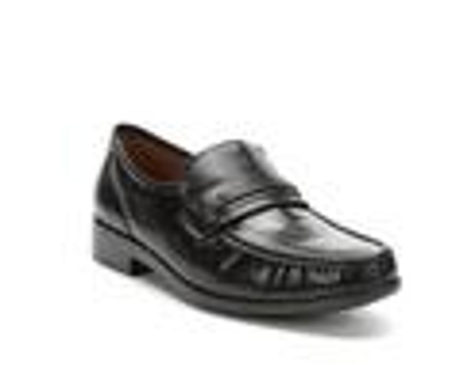 Men French Shriner Loafers | Men'S French Shriner Dayton Dress Loafers Black