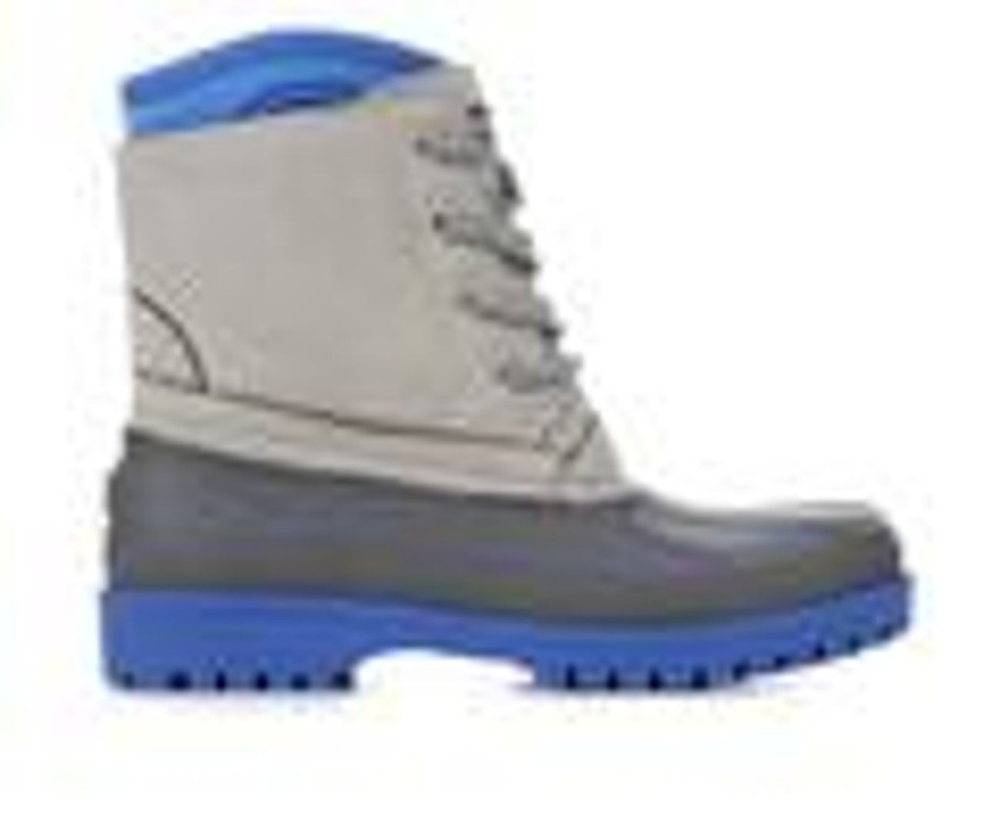 Kids Sperry Boots | Boys' Sperry Little Kid & Big Kid Harbor Rain Boots Grey/Blue