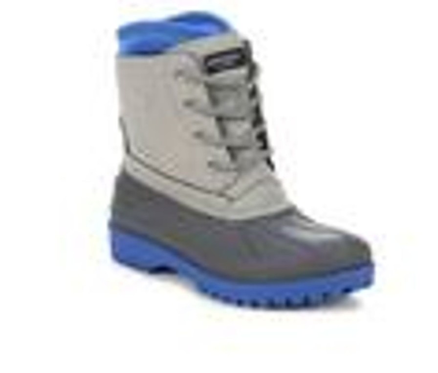 Kids Sperry Boots | Boys' Sperry Little Kid & Big Kid Harbor Rain Boots Grey/Blue