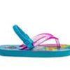 Kids Nickelodeon Sandals | Girls' Nickelodeon Toddler Fresh Paw Flip Flops Light Blue