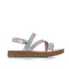 Kids Soda Sandals | Girls' Soda Toddler & Little Kid Sparkle Sandals Rainbow Tie Dye