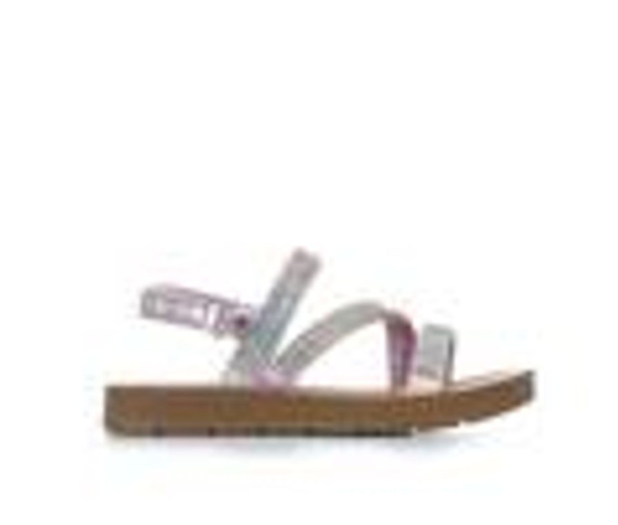 Kids Soda Sandals | Girls' Soda Toddler & Little Kid Sparkle Sandals Rainbow Tie Dye