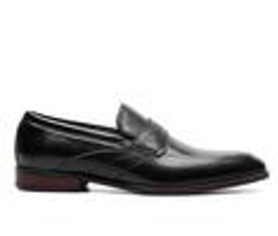 Men Stacy Adams Loafers | Men'S Stacy Adams Karnes Dress Loafers Black