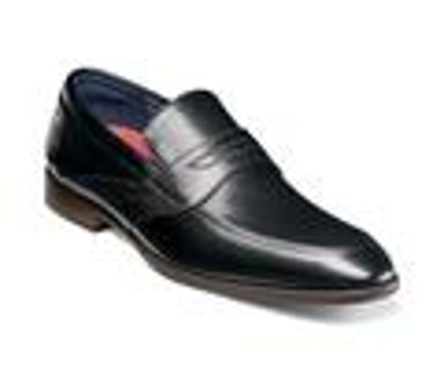 Men Stacy Adams Loafers | Men'S Stacy Adams Karnes Dress Loafers Black