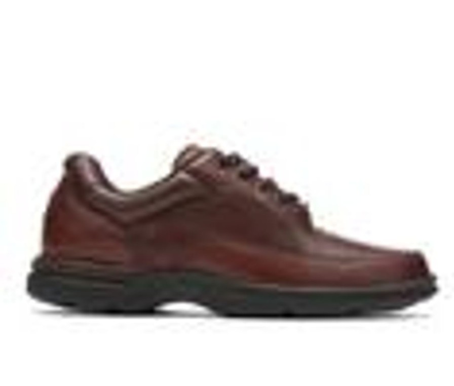 Men Rockport Oxfords | Men'S Rockport Ridgefield Eureka Casual Oxfords Brown